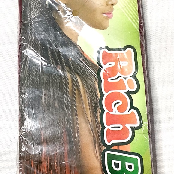 X-Pression Braiding Hair Rich Braid Color 39 Wine Red Extension 240g (Pack Of2) - Picture 6 of 8